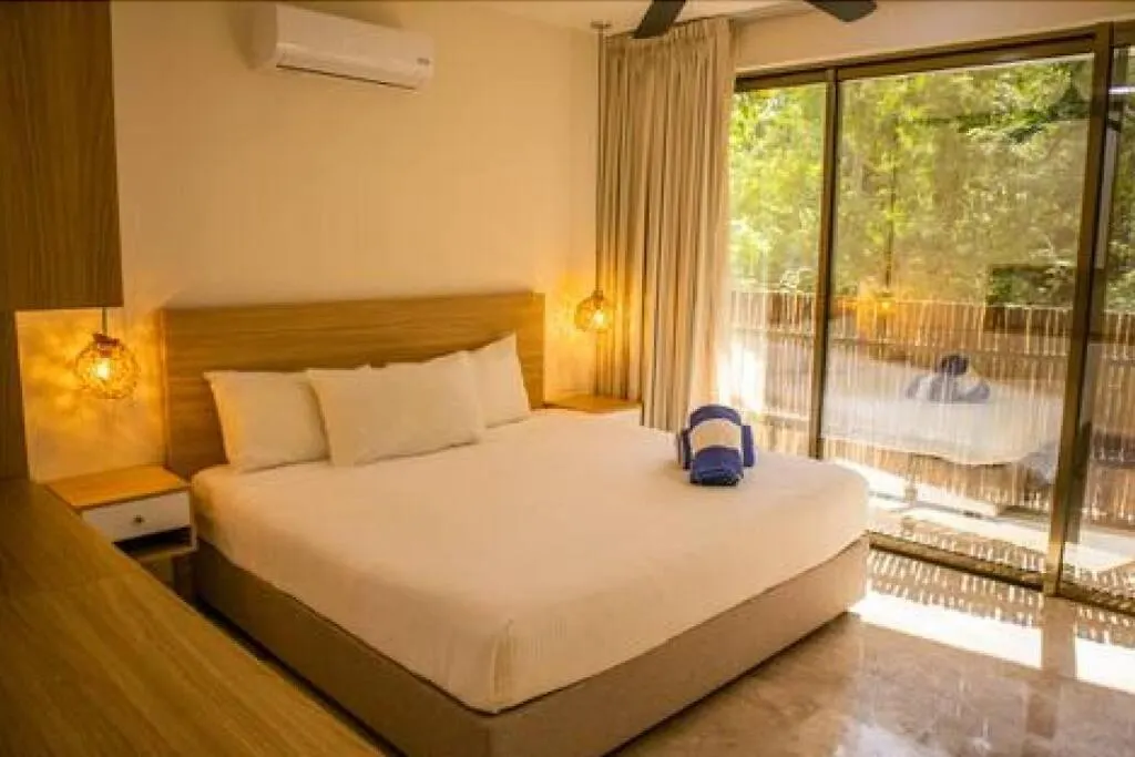 Gaia Condo De Lujo Comodo Y Tranquilo En Aldea Zama Τουλούμ Διαμέρισμα