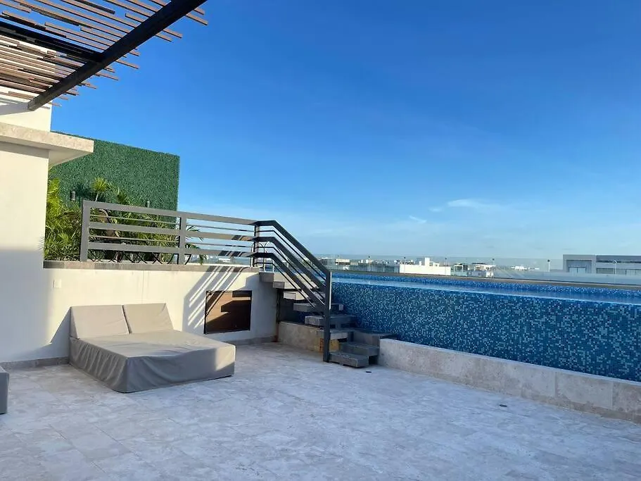Gaia Condo De Lujo Comodo Y Tranquilo En Aldea Zama Τουλούμ Διαμέρισμα